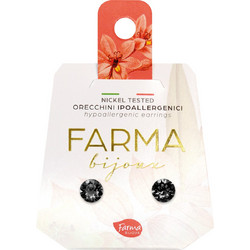 Farma Bijoux Γυναικεία Σκουλαρίκια Καρφωτά από Ορείχαλκο με Swarovski 8058056812124