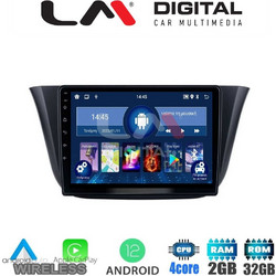 LM Digital ZN4690 Ηχοσύστημα Αυτοκινήτου με Οθόνη Αφής USB Bluetooth & GPS