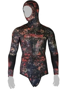 Epsealon DemonSkin Σακάκι Κατάδυσης Ξυρισμένο Neoprene με Επιστήθιο για Ψαροντούφεκο 5mm