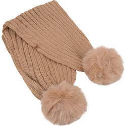 Baby Dutch Κασκόλ με Pom Pom Sand