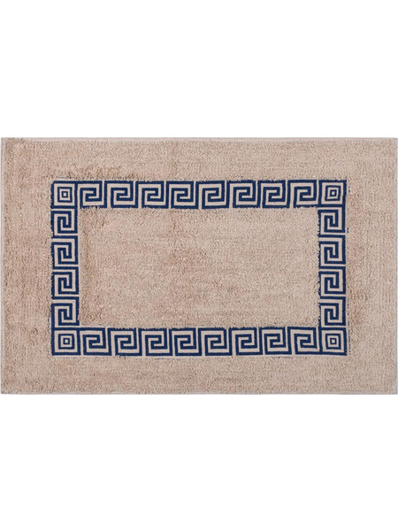 Πατάκι μαίανδρος σκέτο (50cm x 80cm) μπλέ Silk Fashion