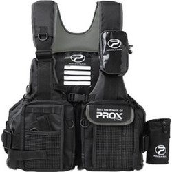 Spinning Γιλέκο Ψαρέματος Prox Vest Black - Μαύρο/Γκρι