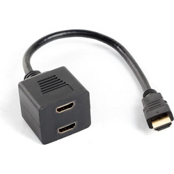 Lanberg AD-0019-BK video splitter HDMI 2x HDMI