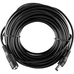 POWERTECH καλώδιο επέκτασης DC CAB-P030, 5.5 x 2.1mm, 10m, μαύρο