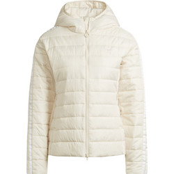 Adidas Premium Slim Γυναικείο Μπουφάν Χειμωνιάτικο Puffer Κοντό Λευκό HK5251