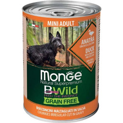Monge Bwild Grain Free Puppy & Junior Duck with Pumpkin & Zucchini 400gr