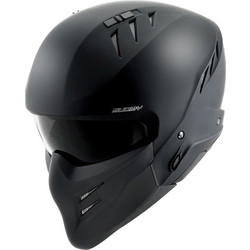 Suomy Armor Plain Matt Black Κράνος Μηχανής Crossover / Modular 1200gr