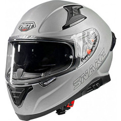 Pilot Helmets Snake SV Matt Titanium Κράνος Μηχανής Full Face 1500gr