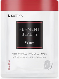 KORIKA FermentBeauty Anti-wrinkle Face Sheet Μάσκα Προσώπου για Αντιγήρανση με Υαλουρονικό 20gr