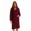 Lydia Γυναικεία Ρόμπα Χειμωνιάτικη Fleece Μπορντό 23628
