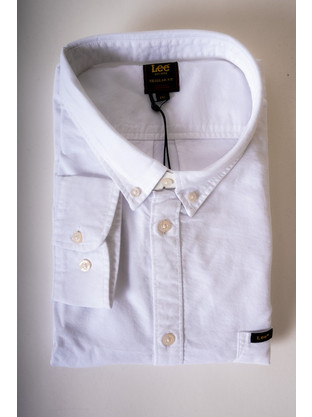 Lee Ανδρικό Πουκάμισο Μακρυμάνικο L880KULJ White