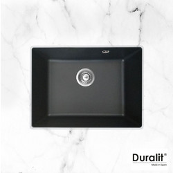 Duralit KZ060U Υποκαθήμενος Νεροχύτης Γρανίτη Ματ 420 Graphite 60x50cm