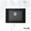 Duralit KZ060U Υποκαθήμενος Νεροχύτης Γρανίτη Ματ 420 Graphite 60x50cm
