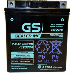 GS Μπαταρία Μοτοσυκλέτας GTZ8V 120A 7.4Ah
