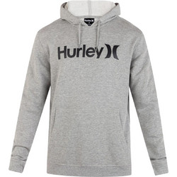 Hurley Ανδρικό Φούτερ Fleece με Κουκούλα με Τσέπες Γκρι MFT0011590-063