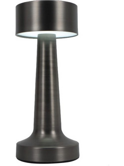 InLight 3033 Πορτατίφ Αφής LED με Μπαταρία Μαύρο Φ9xΥ21cm
