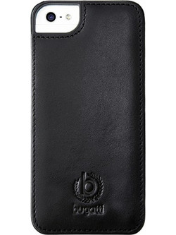 BUGATTI ΘΗΚΗ IPHONE SE/5S/5 FACEPLATE CLIP ON COVER SILK BLACK