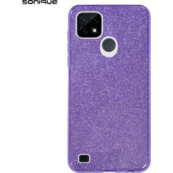 Θήκη Σιλικόνης Sonique Shiny Realme C21 Μωβ