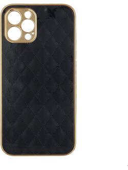 GKK Electroplate Glass Case Apple iPhone 12 Pro Cube Μαύρο