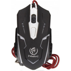 Rebeltec Cobra Ενσύρματο Gaming Ποντίκι 2400 DPI Black