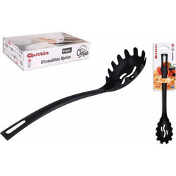 Κουτάλι για να Σερβίρετε Ζυμαρικά Quttin Nylon Μαύρο (29 x 5,5 cm) (1 uds)