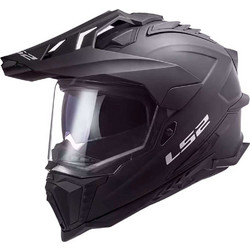 LS2 MX701 HPFC Explorer Solid Matt Black Κράνος Μηχανής On / Off 1460gr