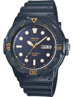 Casio Ανδρικό Ρολόι με Μαύρο Λουράκι MRW-200H-1EVEF