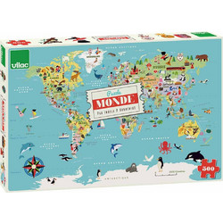 Puzzle Vilac Παγκόσμιος Χάρτης 500 Κομμάτια