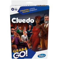 Hasbro Cluedo Grab & Go Επιτραπέζιο Παιχνίδι για 8+ Ετών για 3-6 Παίκτες