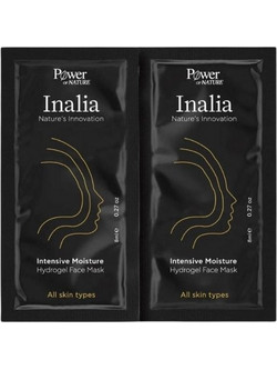Power Health Inalia Intensive Moisture Hydrogel Κρεμώδης Μάσκα Προσώπου για Καθαρισμό 2x8ml