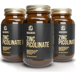 Grassberg Zinc Picolinate 15mg 60 Κάψουλες