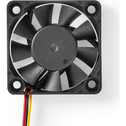 Nedis DCFAN4010BK Case Fan 40mm με Σύνδεση 3-Pin Black