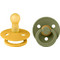BIBS Colour Πιπίλες Καουτσούκ 6m+ Honey Bee Olive 2τμχ
