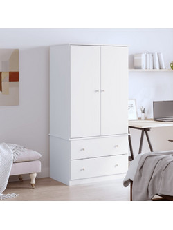 vidaXL Δίφυλλη Ντουλάπα Ρούχων Alta Πεύκο 90x55x170cm 353930