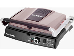 Hausberg HB-633 Τοστιέρα με Κεραμικές Πλάκες για 2 Τοστ 2200W Rose Gold