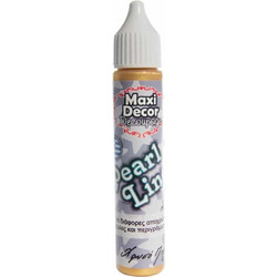 ΚΟΛΛΑ GLITTER PEN MAXI DECOR 28 ml ΧΡΥΣΟ ΠΕΡΛΕ PEARL LINER