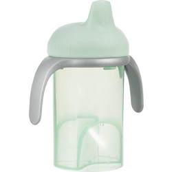 Difrax Κύπελλο Non Spill με Σκληρό Στόμιο Μέντα/Γκρι 250ml