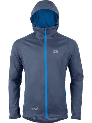 Highlander Stow & Go Pack Away Rain Ανδρικό Μπουφάν Χειμωνιάτικο Αδιάβροχο Navy Μπλε JAC077-NB