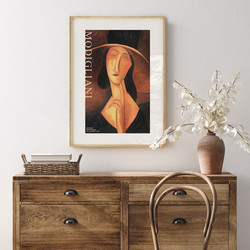 Jeanne Hebuterne in a Large Hat 1917 - Αφίσες - Poster - Walls