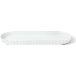 Πιατέλα Σερβιρίσματος Minerva M 37,5x15x3cm Arctic White Blim+ Πολυπροπυλένιο