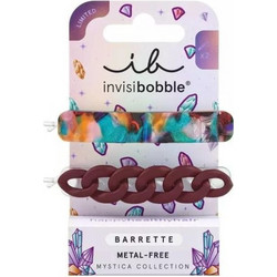 Invisibobble Mystica Collection The Rest is Mystery Metal-Free Barrette Πιαστράκια Μαλλιών 2 τμχ