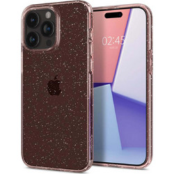 Spigen Liquid Crystal Glitter Back Cover Rose Quartz (iPhone 15 Pro)