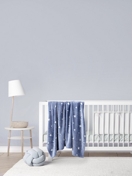 Kocoon Glow Star Κουβέρτα Αγκαλιάς Fleece 80x110 Μπλε