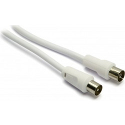 G&BL Καλώδιο Κεραίας Coax Male to Coax Female 1.5m White 334