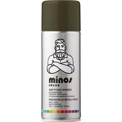Minos Σπρέι Βαφής Ral6003 Πράσινο Ελιάς 400ml