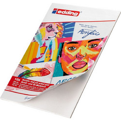 Μπλοκ Edding Α3 Acrylic - Oil Λευκό 10 Φύλλα
