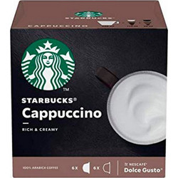 Starbucks Κάψουλες Cappuccino Συμβατές με Μηχανή Dolce Gusto 12τμχ