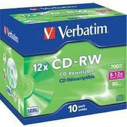 CD-RW Verbatim x10 700 MB 12x