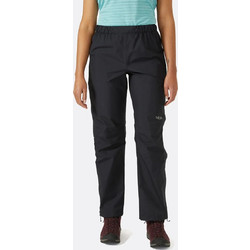 Rab Downpour Eco Waterproof Full Zip Pants Women's Black L Black