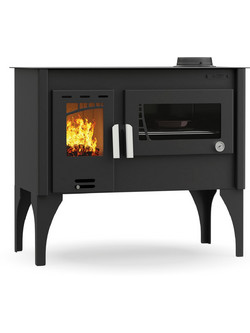 Thermogatz GS 10 Oven Ατσάλινη Ξυλόσομπα με Φούρνο 10kW